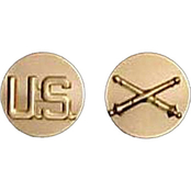 Army Enlisted Field Artillery Branch Collar Device Set