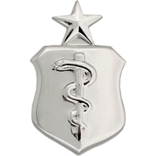 Air Force Senior Medical Corps Badge, Mirror Finish, Regular Size