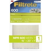 3M Filtrete Pollen 600 MPR 16 x 20 x 1 in. Air Filter