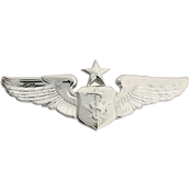 Air Force Senior Enlisted Aircrew Badge, Mirror Finish, Regular Size