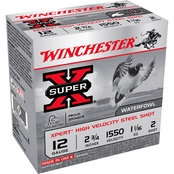 Winchester Xpert HI-Velocity 12 Ga. 2.75 in. #2 1.06 oz. Steel Shot Lead Free, 25