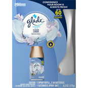 Glade Clean Linen Automatic Spray Air Freshener Starter Kit