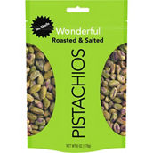 Wonderful Shelled Pistachios Roasted and Salted 6 oz.