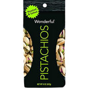 Wonderful Roasted and Salted Pistachios 8 oz.