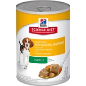 Science Diet Savory Stew with Chicken & Vegetables Puppy Canned Dog Food