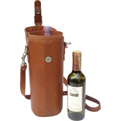 Piel Luggage Single Deluxe Wine Carrier