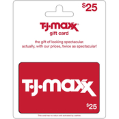 T.J. Maxx Gift Card $25