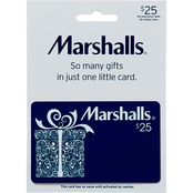 Marshalls $25 Gift Card
