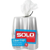 Solo 10 oz. Clear Plastic Cups 36 Pk.