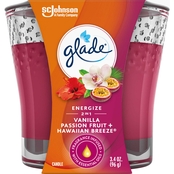 Glade Vanilla Passion Fruit and Hawaiian Breeze 2 in 1 Candle