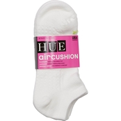 Hue Air Cushion No Show Socks 3 pk.