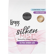 L'eggs Silken Mist Ultra Sheer Run Resistant Control Top Pantyhose