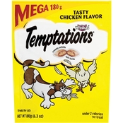 Whiskas Temptations Mega Bag Tasty Chicken Cat Treats 6.3 oz.