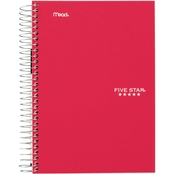 Five Star 5 Subject College Ruled 9.5 x 6 in. Wirebound Notebook
