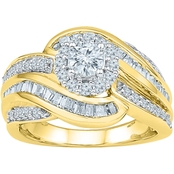 14K Yellow Gold 1 1/4 CTW Diamond Engagement Ring