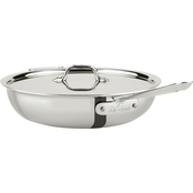 All-Clad d3 Stainless 4 qt. Weeknight Pan with Lid