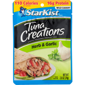 Starkist Tuna Creations Herb and Garlic Flavor Single Serve 2.6 oz.