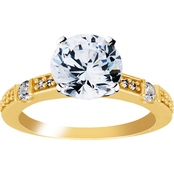 14K Gold 3/4 CTW Melissa Round Diamond Engagement Ring