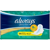 Always Ultra Thin Regular Pads with Wings 36 ct.