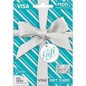 Vanilla Visa Metallic Pattern $100 Gift Card + Activation Fee