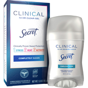 Secret Clinical Strength Completely Clean Clear Gel Antiperspirant Deodorant