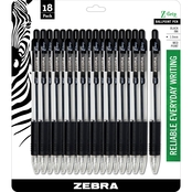 Zebra Z Grip Retractable Ballpoint Pen 18 pk.