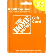 Home Depot $25 Gift Card