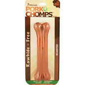 Premium Pork Chomps 7 in. Roasted Pressed Bone