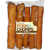 Premium Pork Chomps Retriever Roll Dog Treats 5 ct.