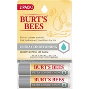 Burt's Bees 100% Natural Moisturizing Ultra Conditioning Lip Balm 2 pk.