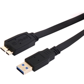 Powerzone USB 3.0 USB A Male/Micro B Male 3 ft.