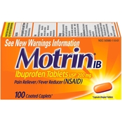 Motrin IB Pain Reliever / Fever Reducer Coated Caplets With Easy Open Cap