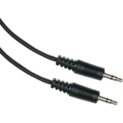 GE 6 Ft. Audio Cable, 3.5mm plugs