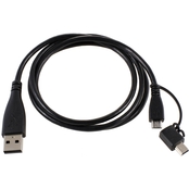 GE 2-in-1 USB 3 ft. Sync & Charge Cable