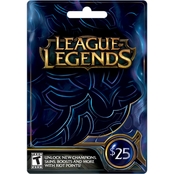 Riot Games League of Legends $25 Riot Points Card