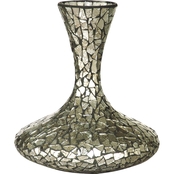 Dale Tiffany Silver Large Mosaic Vase