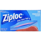 Ziploc Freezer Quart Bags 38 ct.