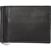 Piel Leather Bifold Money Clip Wallet