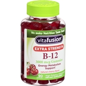 Vitafusion Extra Strength B12 Energy Metabolism Support Gummies 90 pk.
