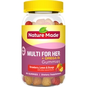 Nature Made Multi for Her + Omega 3 Gummies 80 ct.