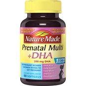 Nature Made Prenatal Multi + DHA Liquid Softgels 60 Pk.