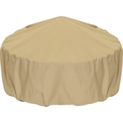 Two Dogs Designs 36 In. Fire Pit Cover, Khaki