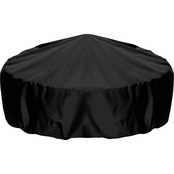 Two Dogs Designs 80 In. Fire Pit Cover, Black