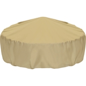 Two Dogs Designs 80 In. Fire Pit Cover, Khaki