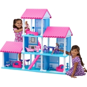American Plastic Toys Delightful Dollhouse