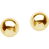 14K Yellow Gold 0.12 in. Ball Stud Earrings