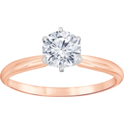 14K Gold 1 Ct. Round Solitaire Ring