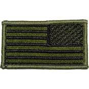 Trooper Clothing Kids OD Green Reversed American Flag Patch