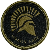 Trooper Clothing Kids OD Green and Black Molon Labe Patch