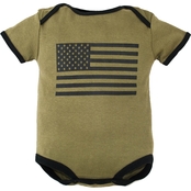 Trooper Clothing Infant Boys U.S. Flag Bodysuit